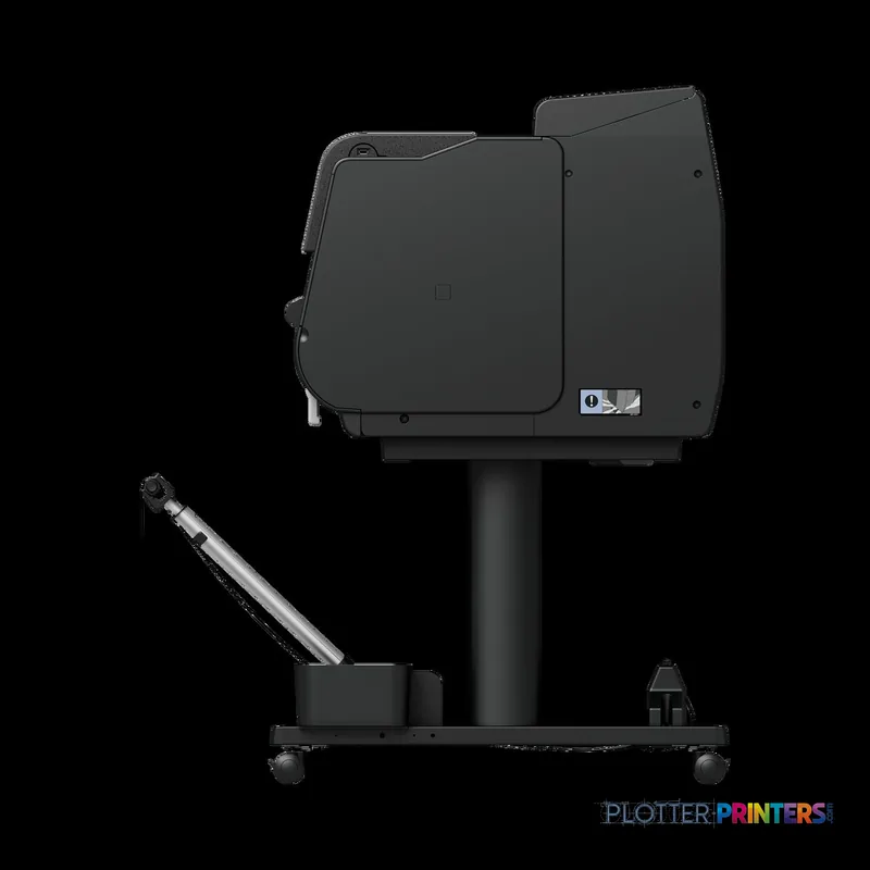 Canon imagePROGRAF GP-2000 large format printer product image showing black thermal inkjet unit on stand