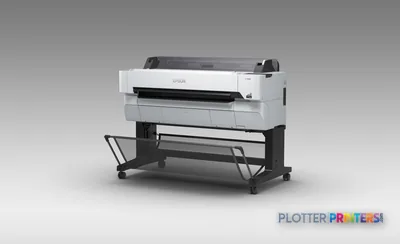 Epson SureColor SC-T5430M large format printer product image showing white and black inkjet printer on stand