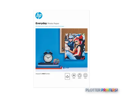 HP Everyday Photo Paper, Glossy, 200 g/m2, A4 (210 x 297 mm), 25 sheets