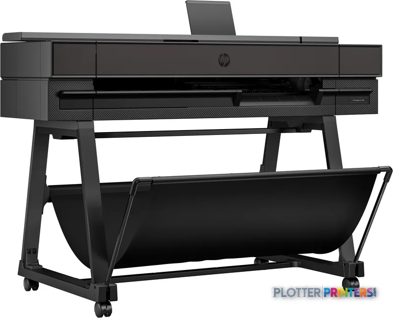 HP DesignJet T850 36-in Printer product image showing front view of large-format printer on stand