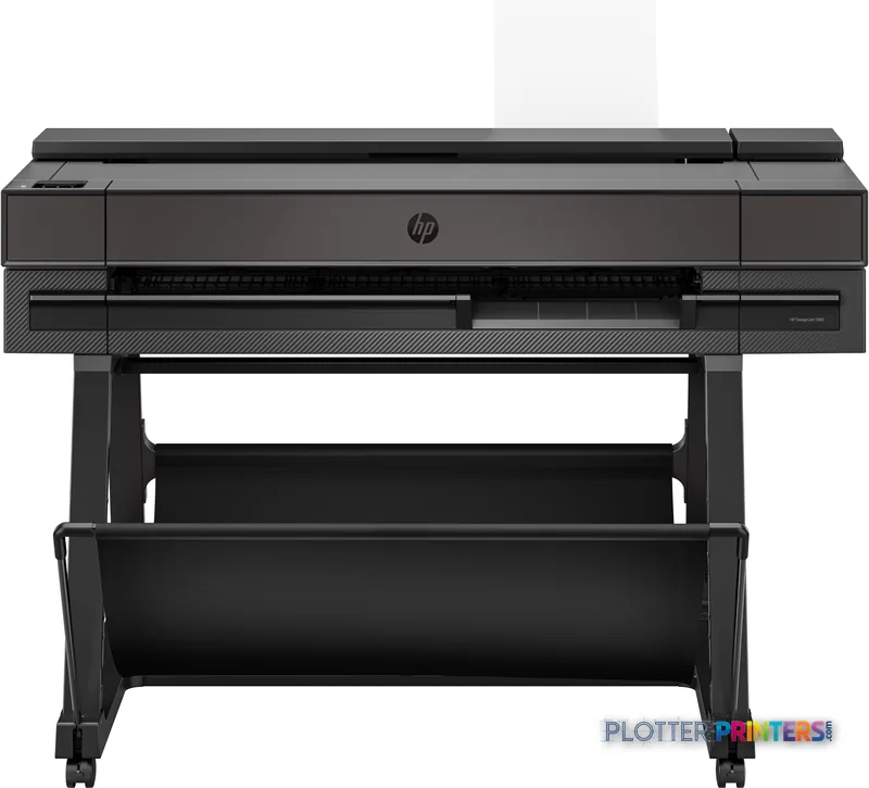 HP DesignJet T850 36-in Printer product image showing front view of large-format printer on stand