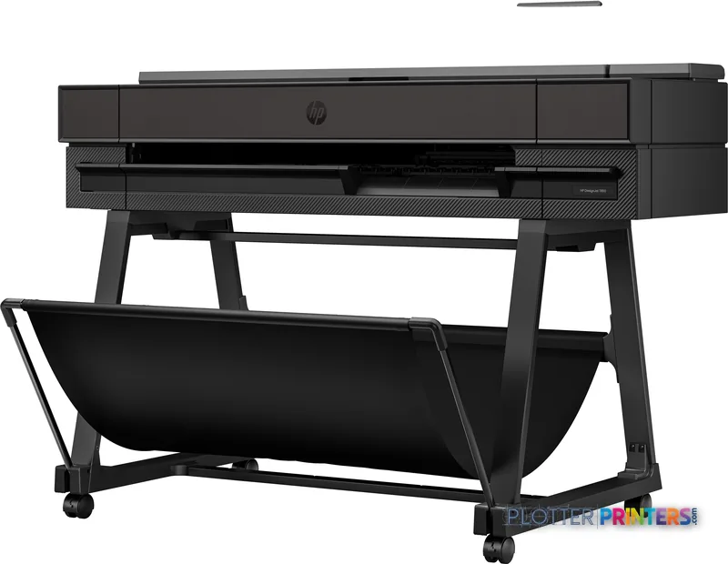 HP DesignJet T850 36-in Printer product image showing front view of large-format printer on stand