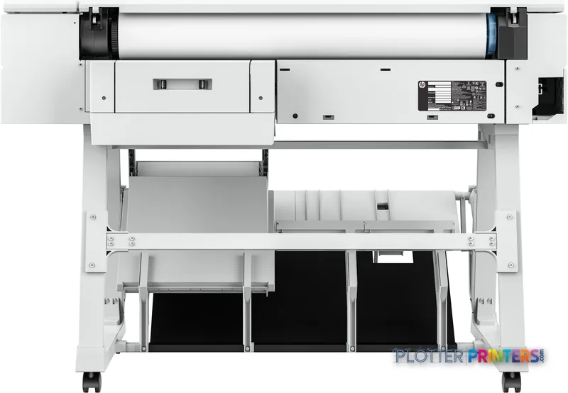 HP DesignJet T950 36-in Printer product image showing front view with roll feed system and control panel